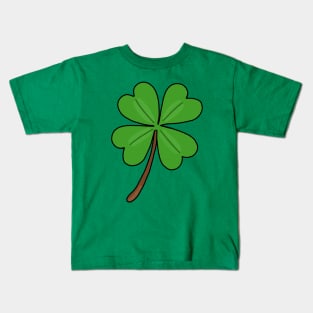 Four-leaf Clover - Luck Symbols Kids T-Shirt